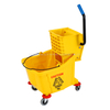 Yellow 36L Side Press Squeeze Mop Wringer Trolley