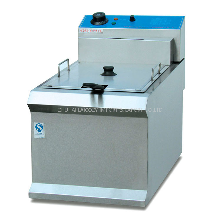 Free Standing Commercial Electric Stainless Steel 12L Deep Fryer Machine