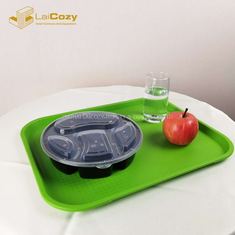  Food Grade Rolling Colourful Multi-use PP Serving Tray