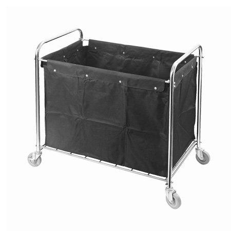  hotel laundry cart with black bag