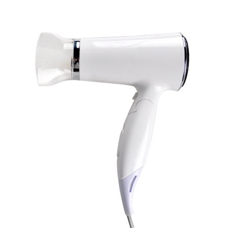 Hotel Mini Cordless Bathroom Safety Folding Hair Dryer with White Color