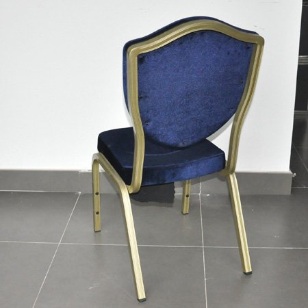 Aluminium Banquet Chair in Gold Oil Painting